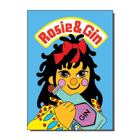 Rosie & Gin Greeting Card