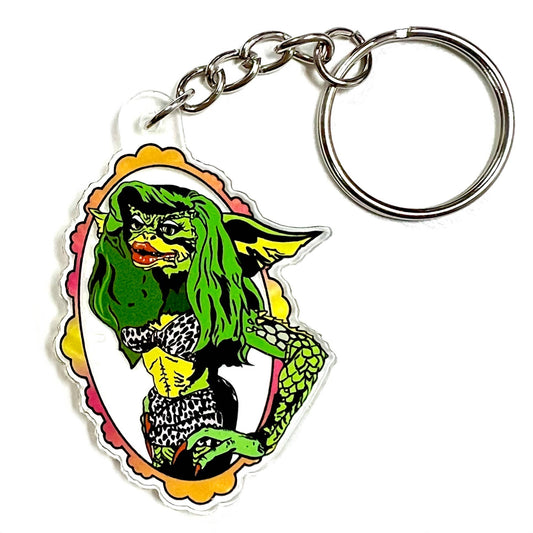 Greta 1980s Gremlins Film Inspired Keyring