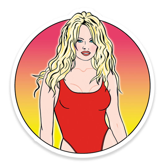 Pamela Anderson Baywatch Sticker