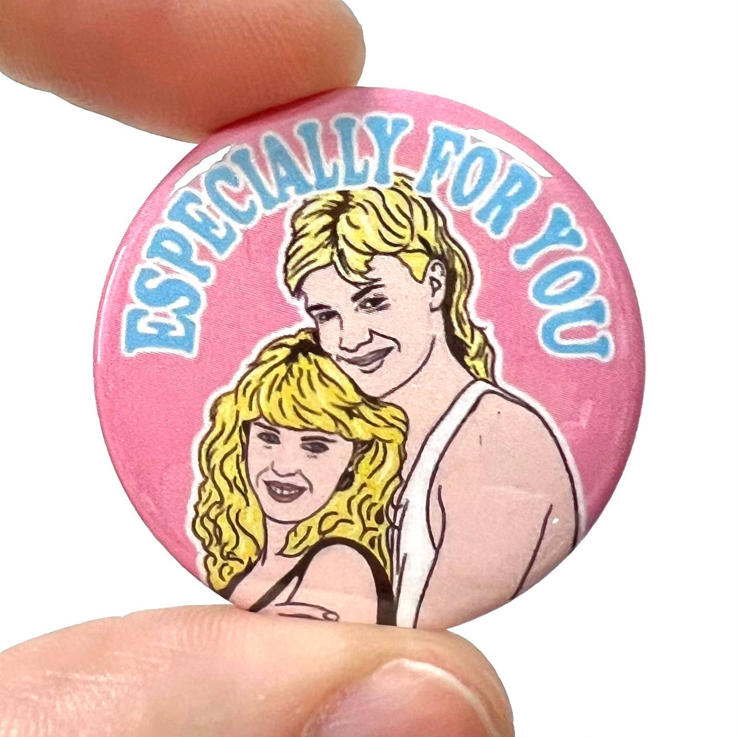 Especially For You Kylie & Jason Button Pin Badge