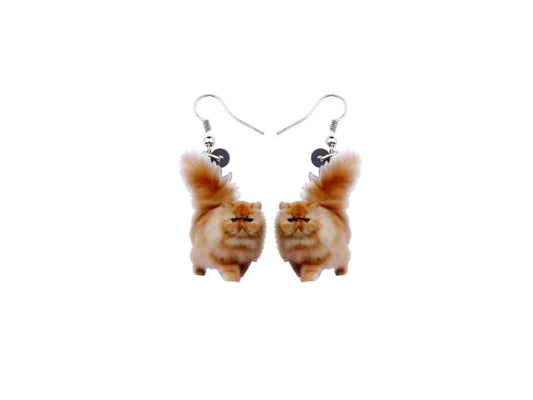 Ginger Cat Earrings