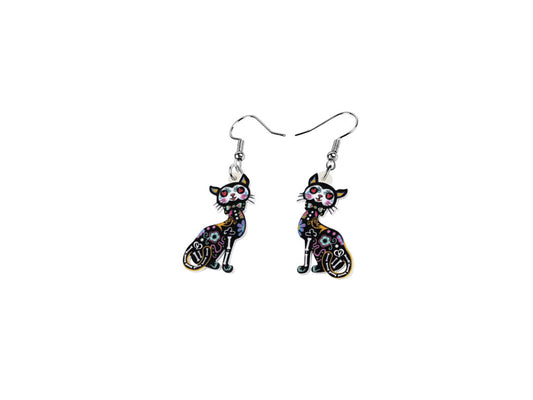 Spooky Cat Earrings