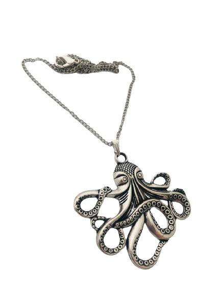 Silver Octopus Necklace