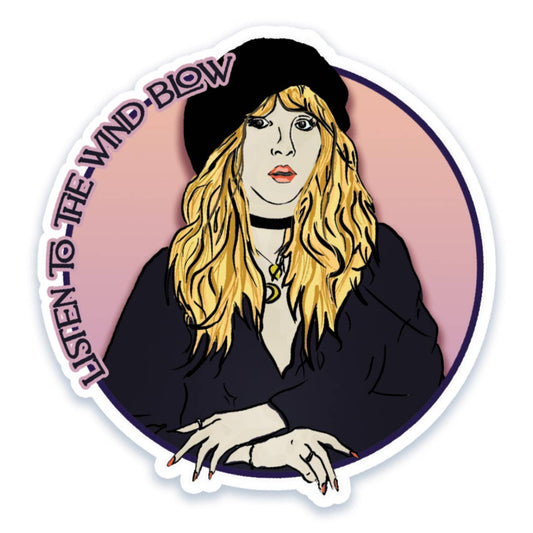 Stevie Nicks Fleetwood Mac Inspired Vinyl Sticker