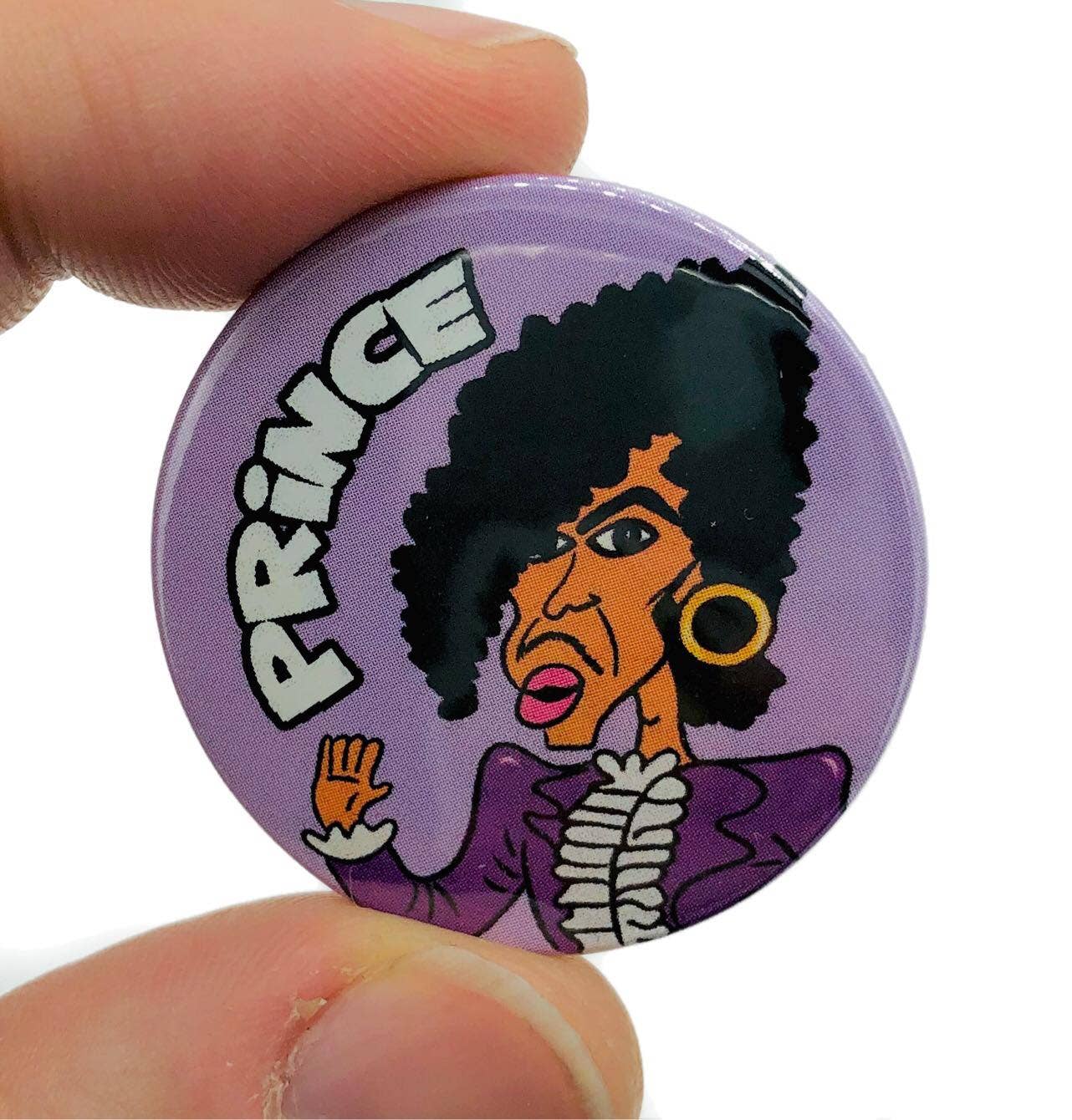 Cartoon Prince Button Pin Badge