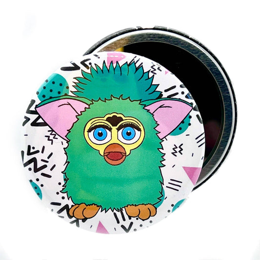 Retro Furby Pocket Mirror