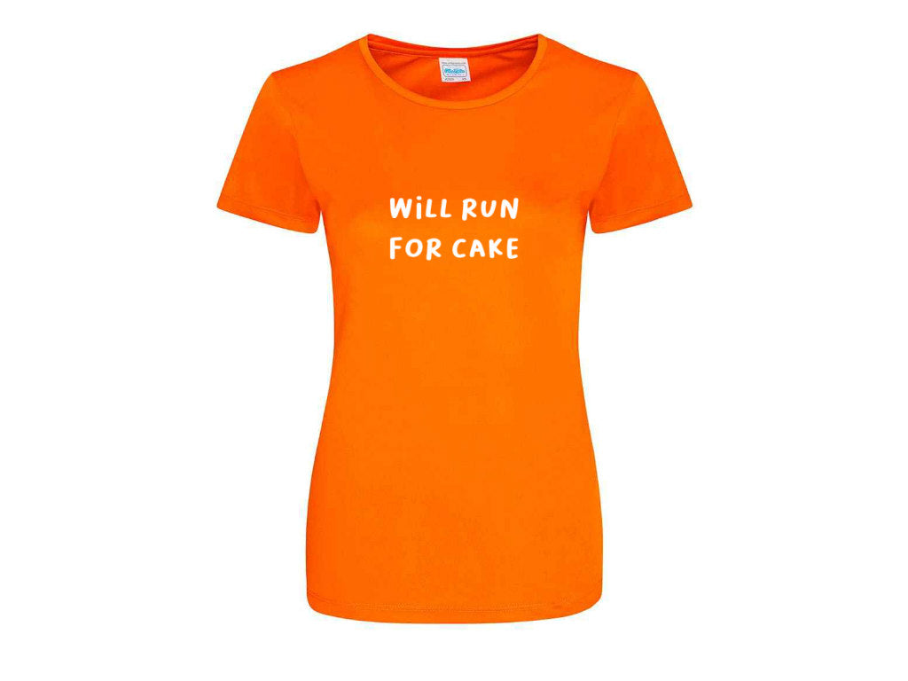 Orange Will Run For Cake Tee