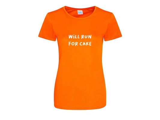 Orange Will Run For Cake Tee