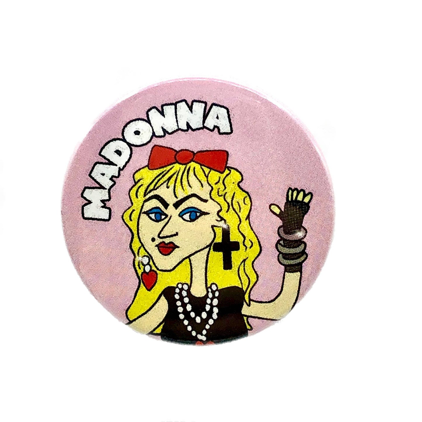 Cartoon Madonna Button Pin Badge