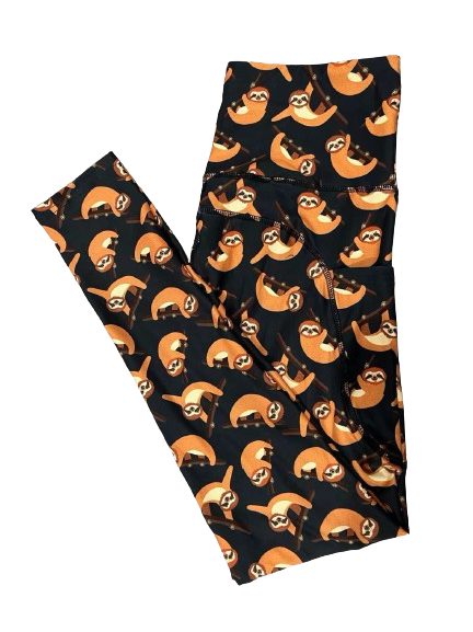 Sloth Capri Leggings